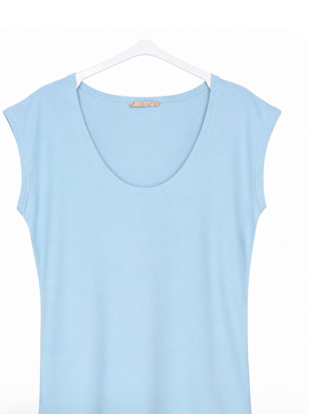 Synergy Organic Clothing Classic Tee - shirt Light Blue Organic Cotton Size S/M